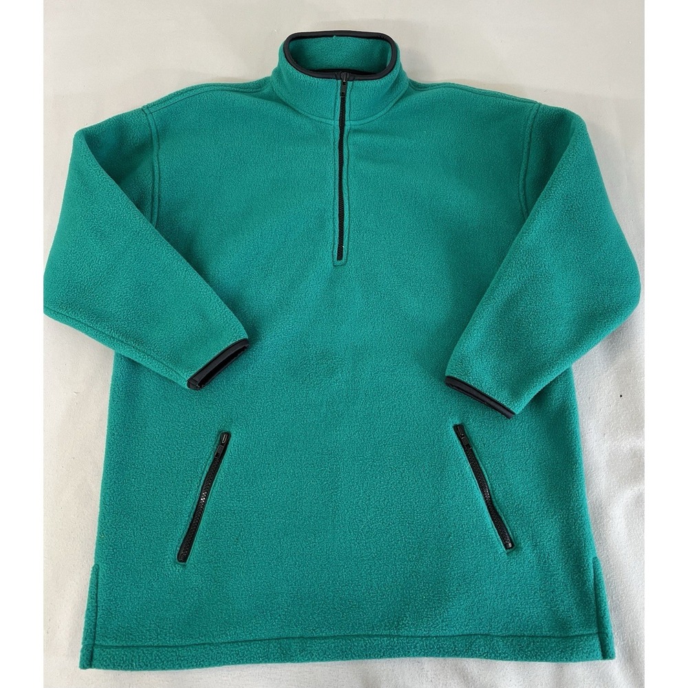 On Your Mark Athletic Women's Fleece Green Sz Medí Made USA